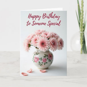 Tarjeta de cumpleaños Pastel Blossom