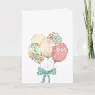 Tarjeta de cumpleaños Pastel Colors