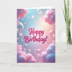 Tarjeta de cumpleaños Pastel Dream