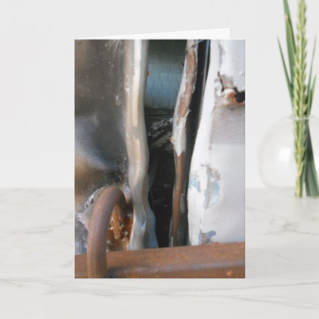 Tarjeta de cumpleaños "Peeking into Lowertown Depo (Anverso)