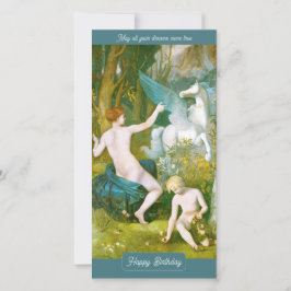 Tarjeta de cumpleaños Pegasus Puvis de Chavannes C