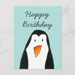 Tarjeta de cumpleaños Penguin