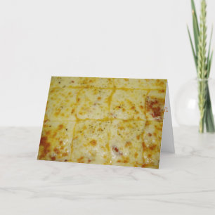 Tarjeta de cumpleaños "Pepperoni Extra Cheese"