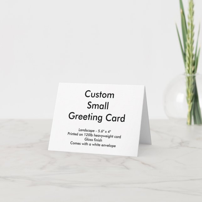 Tarjeta de Cumpleaños Pequeña Personalizada - Hori (Anverso)