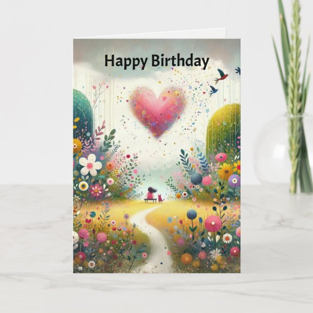 Tarjeta de cumpleaños Pequeños Momentos Felices Fl (Anverso)
