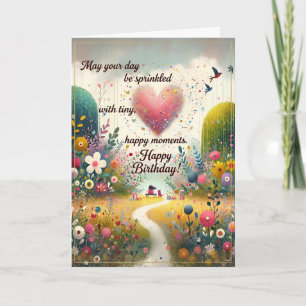 Tarjeta de Cumpleaños Pequeños Momentos Felices, J