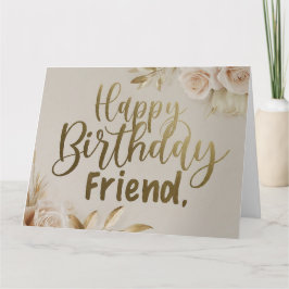 Tarjeta de cumpleaños perfecta para su bebida