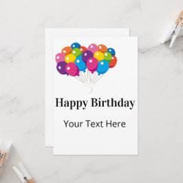 Tarjeta de cumpleaños personalizable
