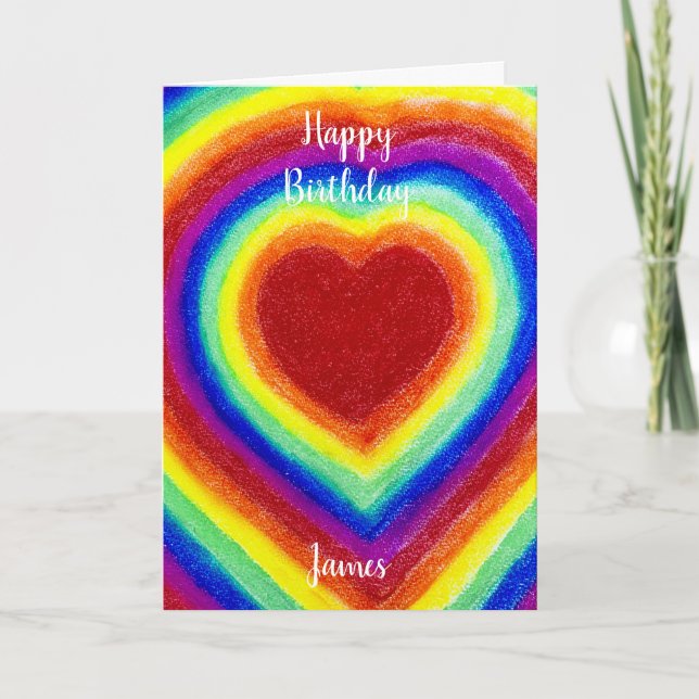 Tarjeta de cumpleaños personalizada (Anverso)