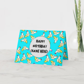 Tarjeta de cumpleaños personalizada con dibujos an