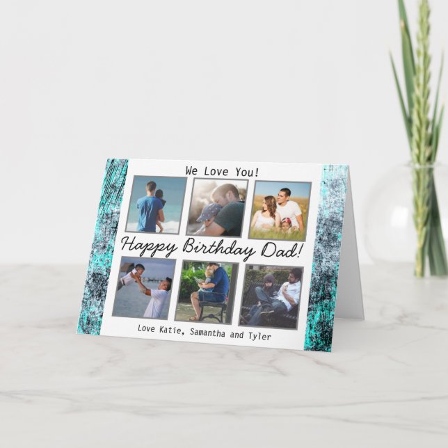 Tarjeta de cumpleaños personalizada con foto para  (Anverso)