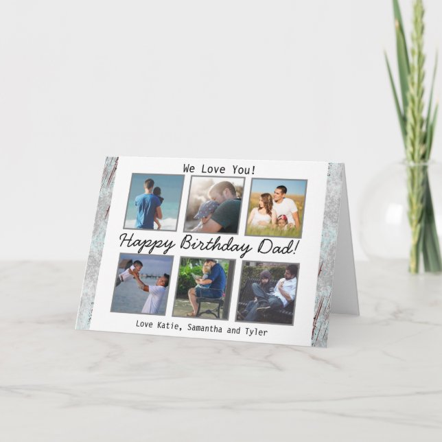 Tarjeta de cumpleaños personalizada con foto para  (Anverso)