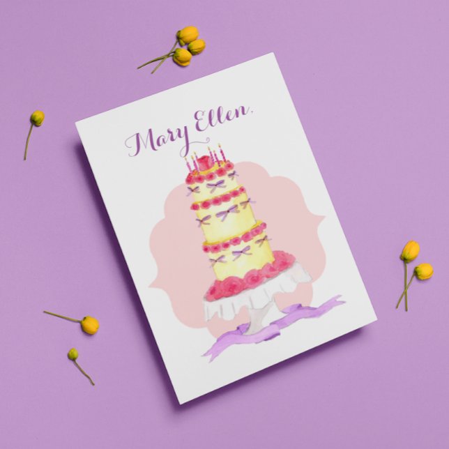 Tarjeta de cumpleaños personalizada con gradas de (Subido por el creador)