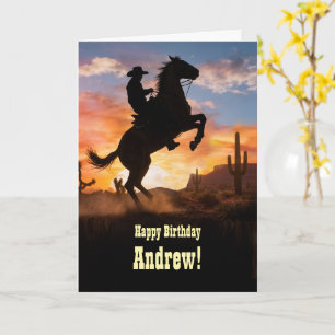 Tarjeta de cumpleaños personalizada con nombre est