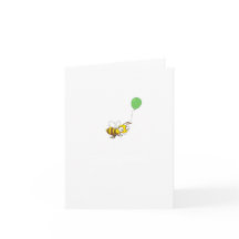 Tarjeta de cumpleaños personalizada de abeja Bumbl
