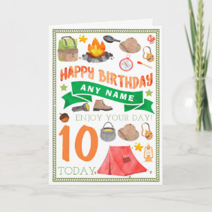 Tarjeta de cumpleaños personalizada de la tienda