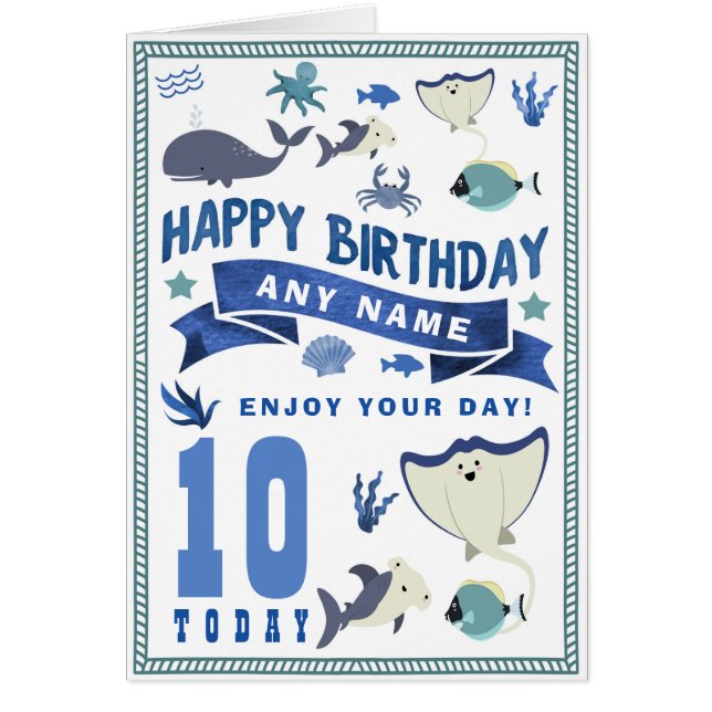 Tarjeta de cumpleaños personalizada de los (Frente)