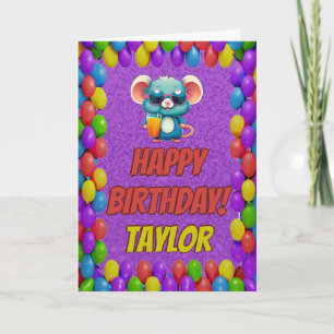 Tarjeta de Cumpleaños Personalizada Divertida con