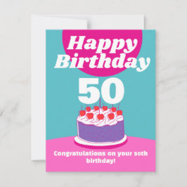 Tarjeta de cumpleaños personalizada: la forma perf