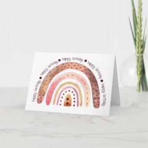 Tarjeta de cumpleaños personalizada - Lunares de a