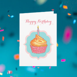Tarjeta de cumpleaños personalizada magdalena