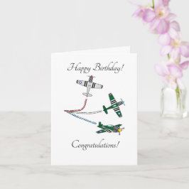 Tarjeta de cumpleaños personalizada Mustangs