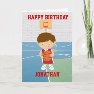 Tarjeta de cumpleaños personalizada para el balonc
