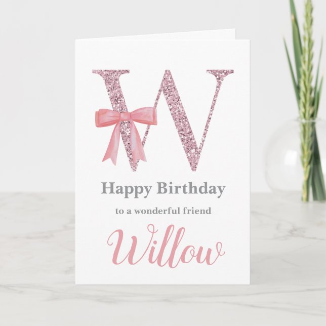 Tarjeta de cumpleaños personalizada para ella - Ca (Anverso)