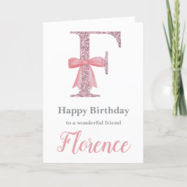 Tarjeta de cumpleaños personalizada para ella - Le