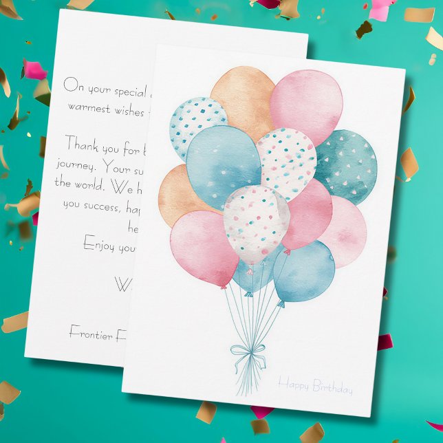 Tarjeta de cumpleaños personalizada para empresas (Subido por el creador)