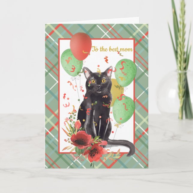 Tarjeta de cumpleaños personalizada para fiesta Ca (Anverso)