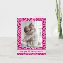 Tarjeta de cumpleaños personalizada para mamá con