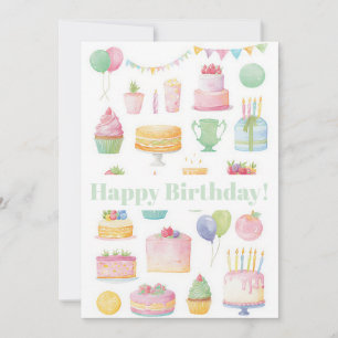 Tarjeta de cumpleaños personalizada para negocios