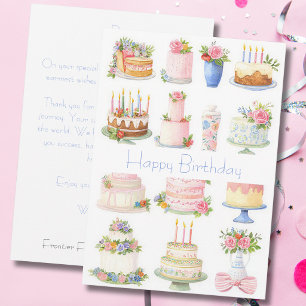 Tarjeta de cumpleaños personalizada para negocios