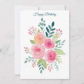 Tarjeta de cumpleaños personalizada para negocios