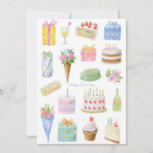 Tarjeta de cumpleaños personalizada para negocios
