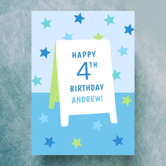 Tarjeta de cumpleaños personalizada para niño (Subido por el creador)