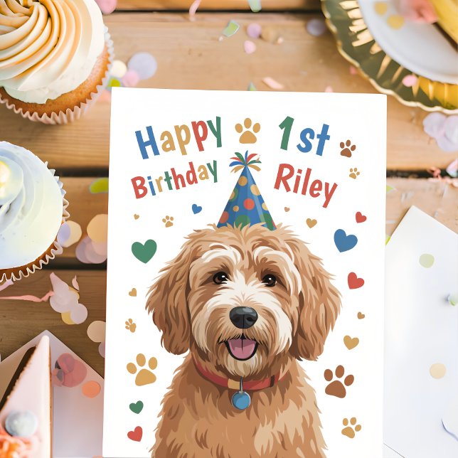Tarjeta de cumpleaños personalizada para niños con (Subido por el creador)