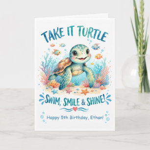 Tarjeta de cumpleaños personalizada para niños de