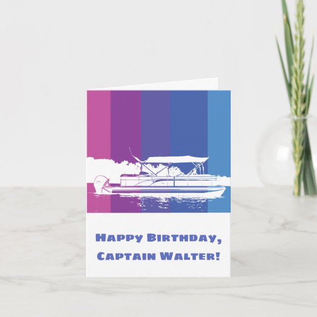 Tarjeta de cumpleaños personalizada para propietar (Anverso)