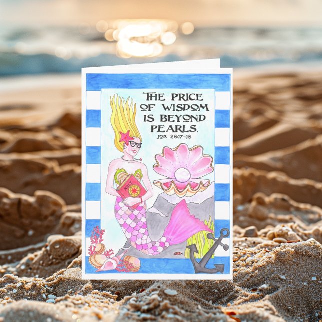 Tarjeta de cumpleaños personalizada Pearl of Wisdo (Subido por el creador)