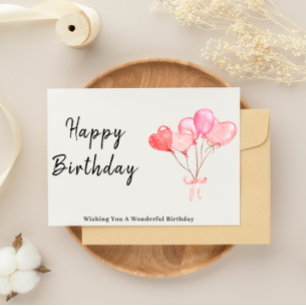 Tarjeta de cumpleaños personalizada, Tarjeta de cu