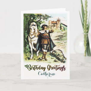 Tarjeta de cumpleaños personalizada Vintage
