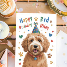 Tarjeta de cumpleaños personalizada y adorable par