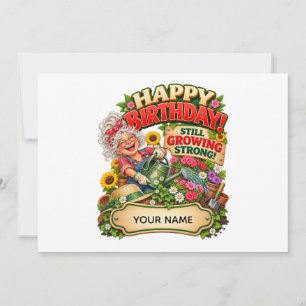 Tarjeta de cumpleaños personalizada y divertida de