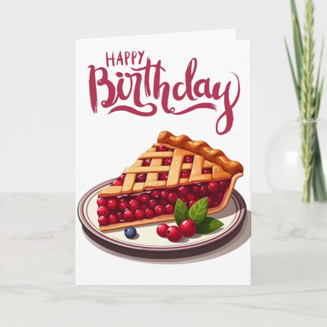 Tarjeta de cumpleaños personalizado con página de  (Anverso)
