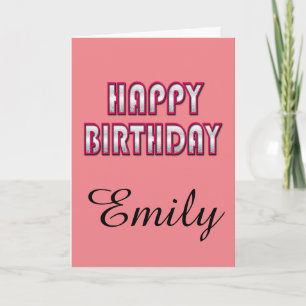 Tarjeta de cumpleaños personalizado con plantilla