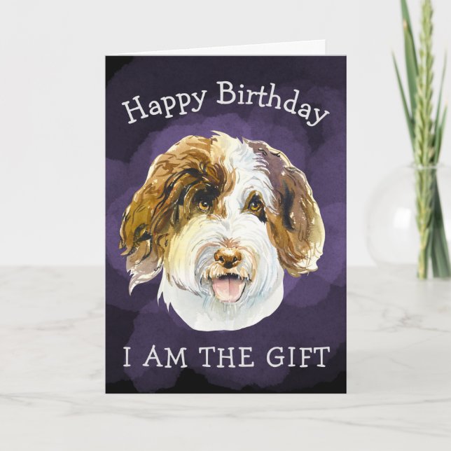 Tarjeta de cumpleaños personalizado de tu Doodle a (Anverso)