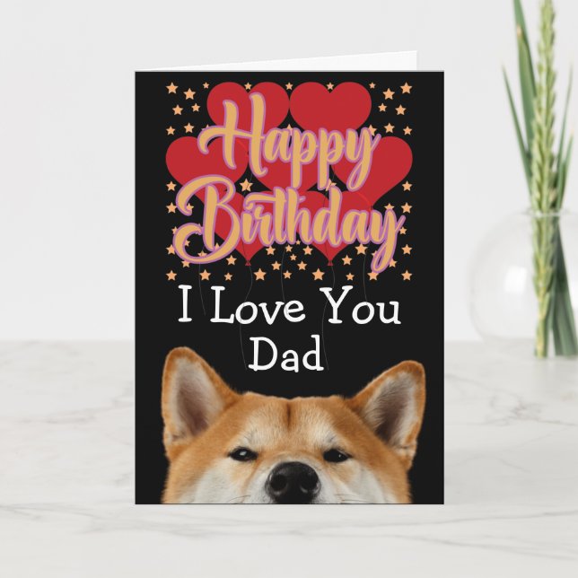 Tarjeta de cumpleaños personalizado para tu papá (Anverso)