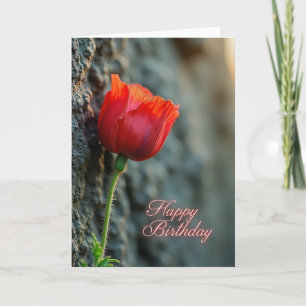 Tarjeta de cumpleaños Pétalos Luminosos